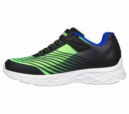Microspec Max II Black Lime Kids SKECHERS Kids UK Sizes 9525