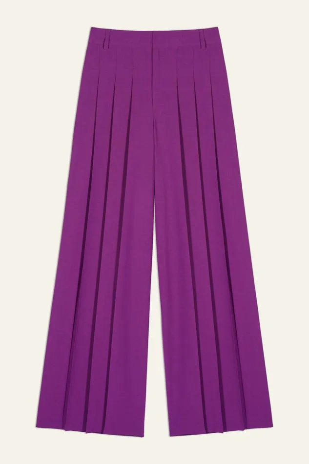 MileyPleated Pants Clothing Baandsh Pants and Jeans