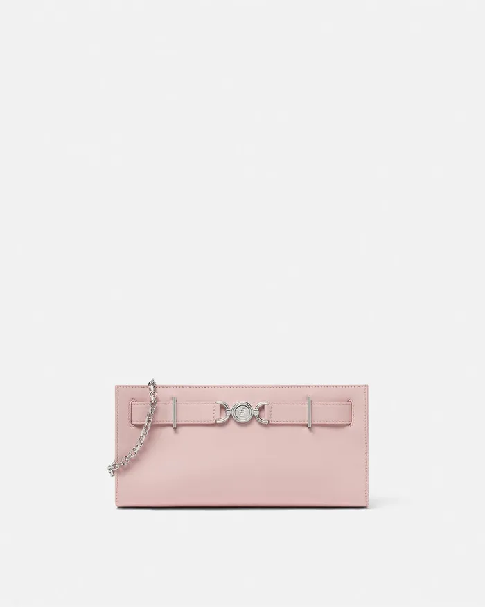 Mini Bags and Clutches Women Versace Medusa 03995 Clutch Light Pink