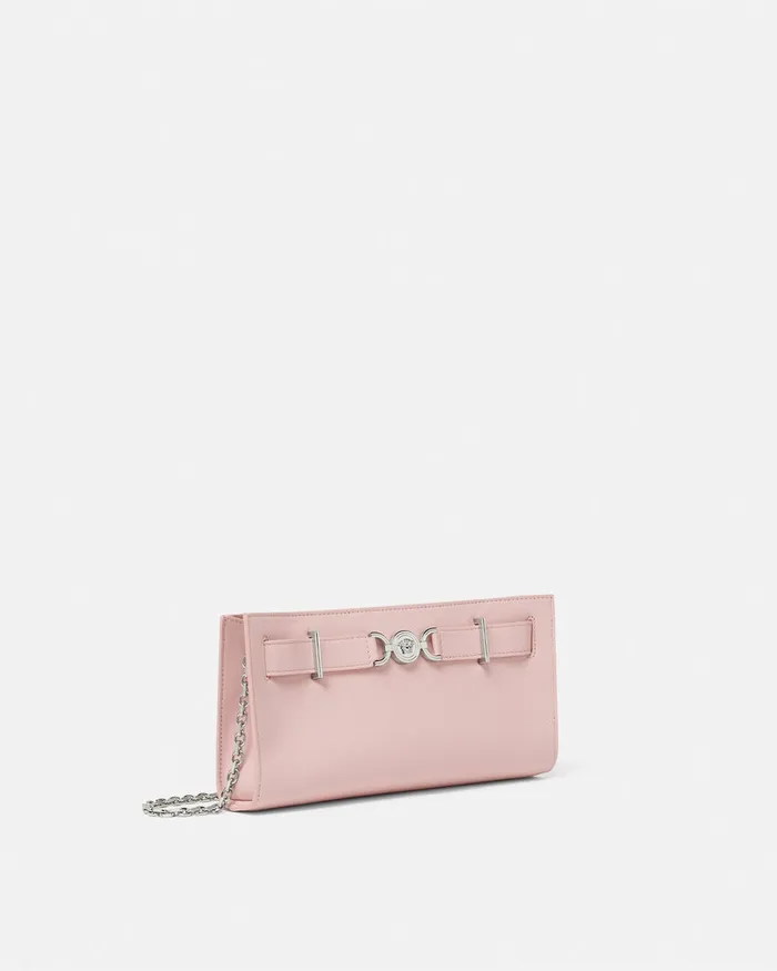 Mini Bags and Clutches Women Versace Medusa 03995 Clutch Light Pink