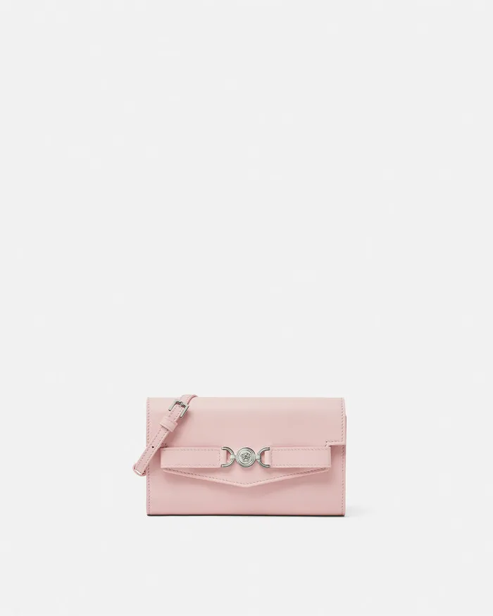 Mini Bags and Clutches Women Versace Medusa 03995 Crossbody Bag Light Pink