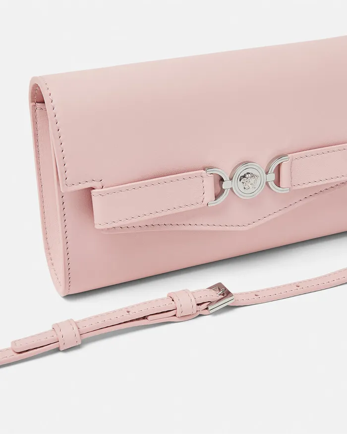 Mini Bags and Clutches Women Versace Medusa 03995 Crossbody Bag Light Pink