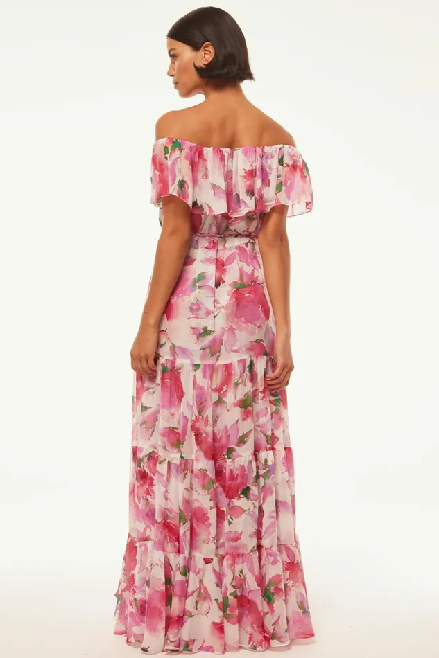MISA Los Angeles ESTELLA DRESS Garden Fuchsia Women Dresses