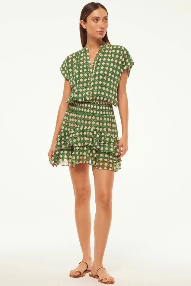 MISA Los Angeles EVIE DRESS Rattan Tile Women Dresses