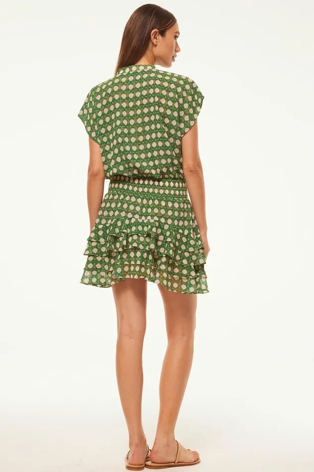 MISA Los Angeles EVIE DRESS Rattan Tile Women Dresses