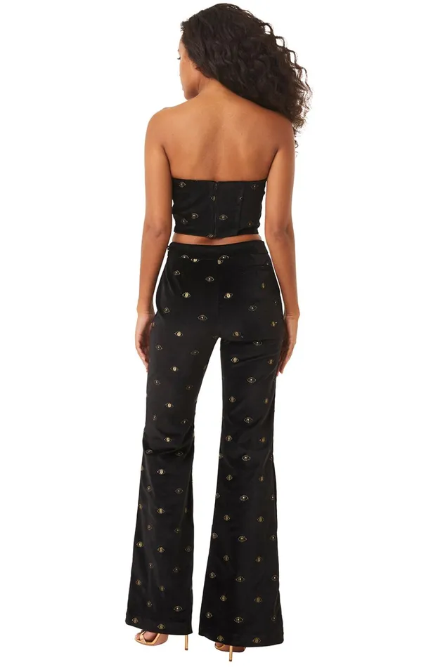 MISA Los Angeles GEORGIA BUSTIER Black Women Tops
