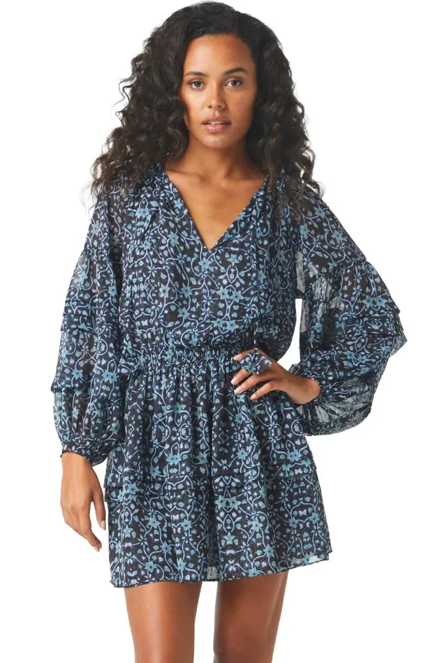 MISA Los Angeles KARLINA DRESS Nightshade Flora Women Dresses