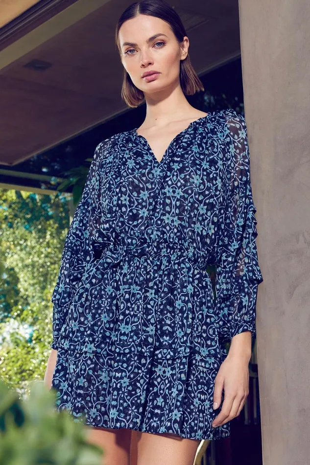 MISA Los Angeles KARLINA DRESS Nightshade Flora Women Dresses