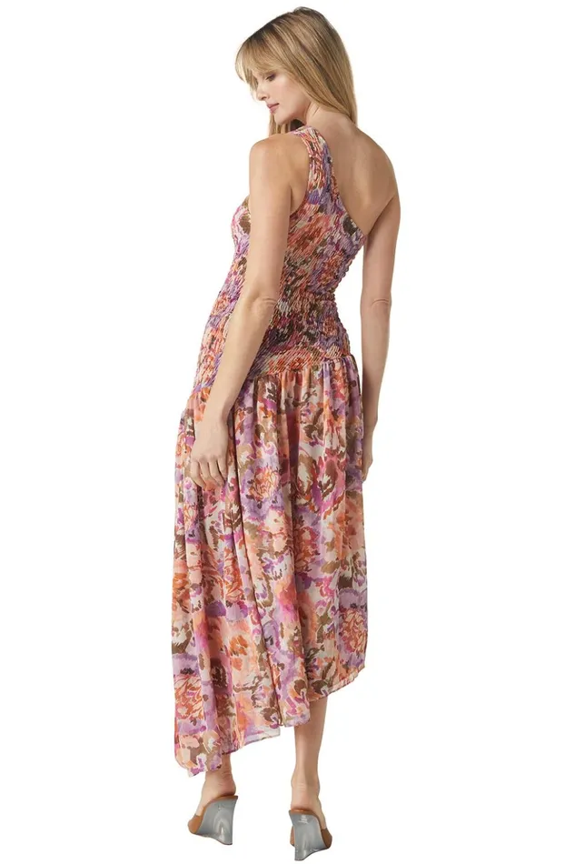 MISA Los Angeles LYDIA DRESS Sunset Blooms Women Dresses