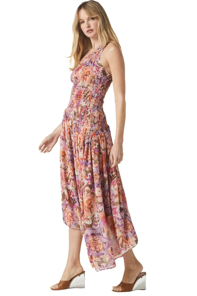 MISA Los Angeles LYDIA DRESS Sunset Blooms Women Dresses