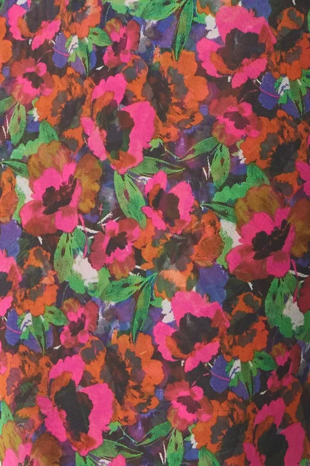 MISA Los Angeles MARILYN DRESS Jewel Tone Flora Women Dresses