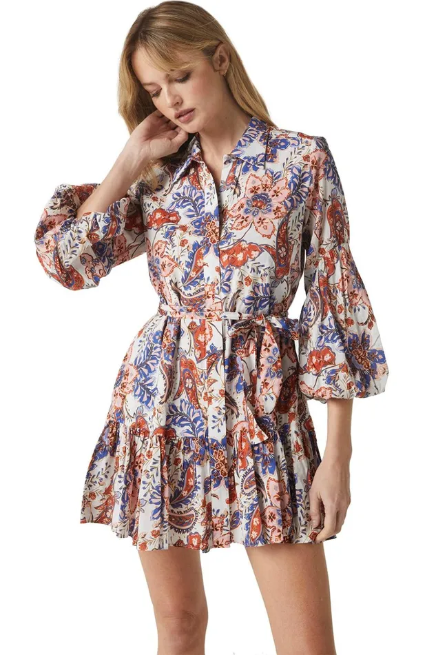 MISA Los Angeles MARTINA DRESS Harvest Flora Women Dresses