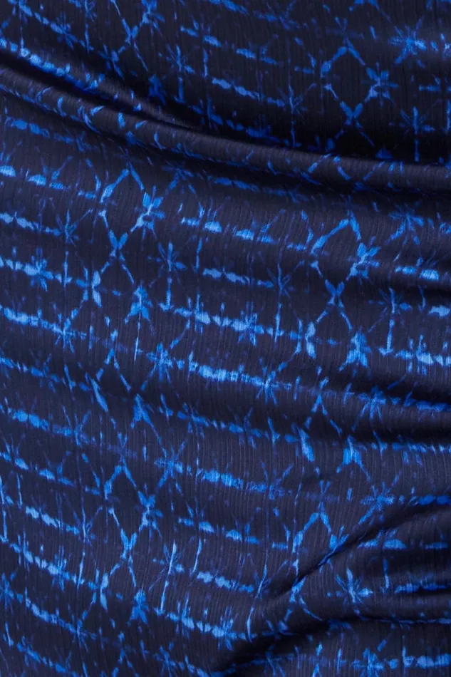 MISA Los Angeles MARTINE DRESS Midnight Shibori Women Dresses