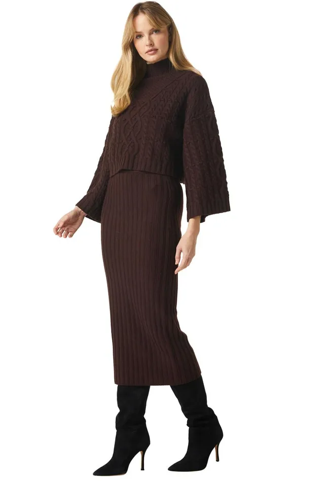 MISA Los Angeles OONA SWEATER Hunter Green Women Tops