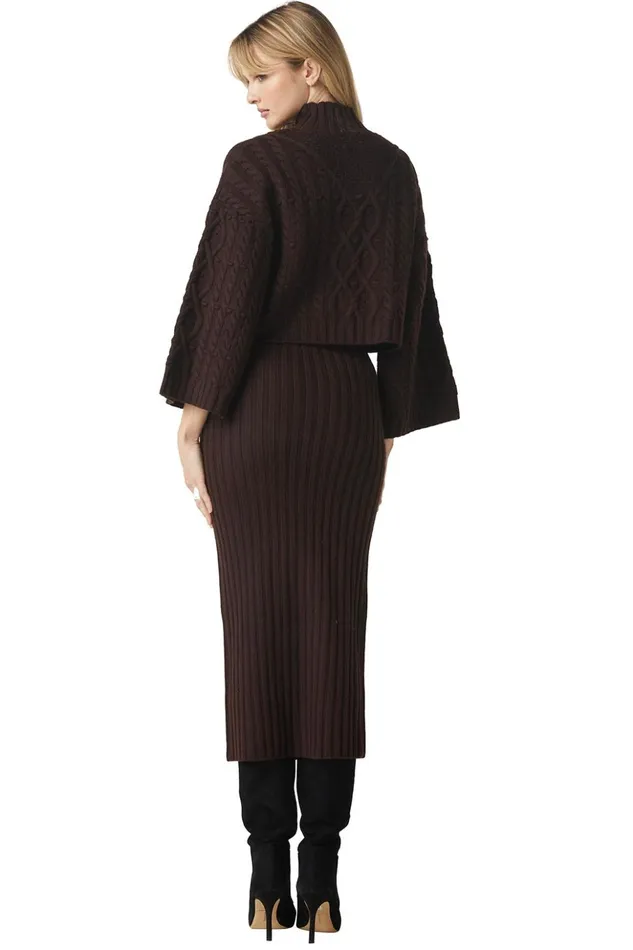 MISA Los Angeles OONA SWEATER Hunter Green Women Tops