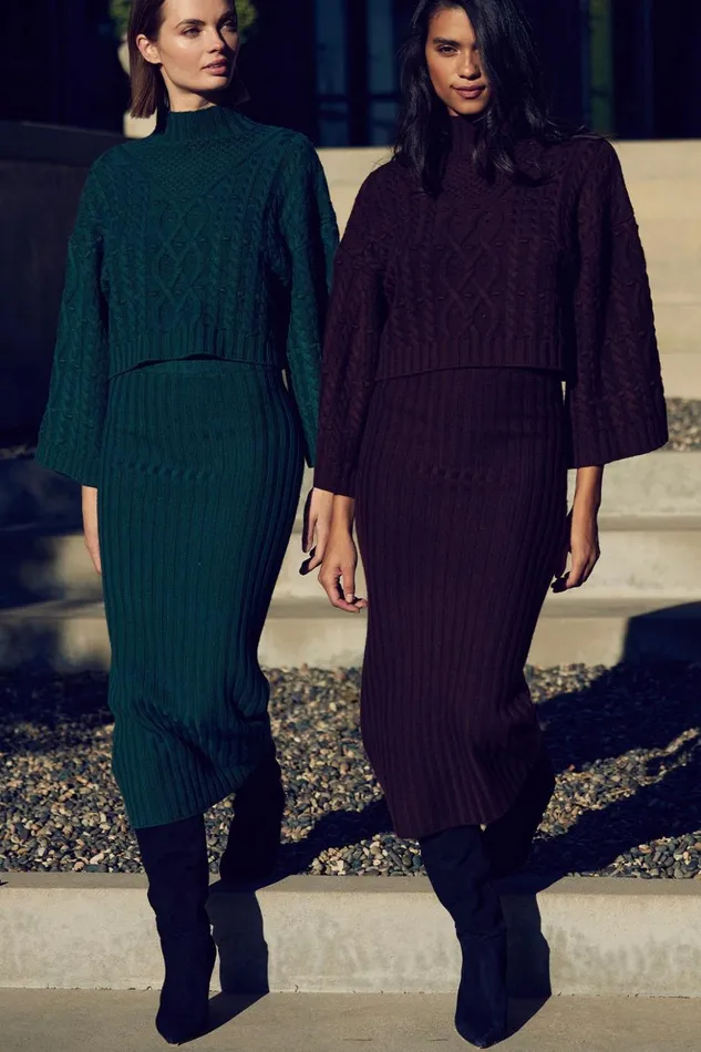 MISA Los Angeles OONA SWEATER Hunter Green Women Tops