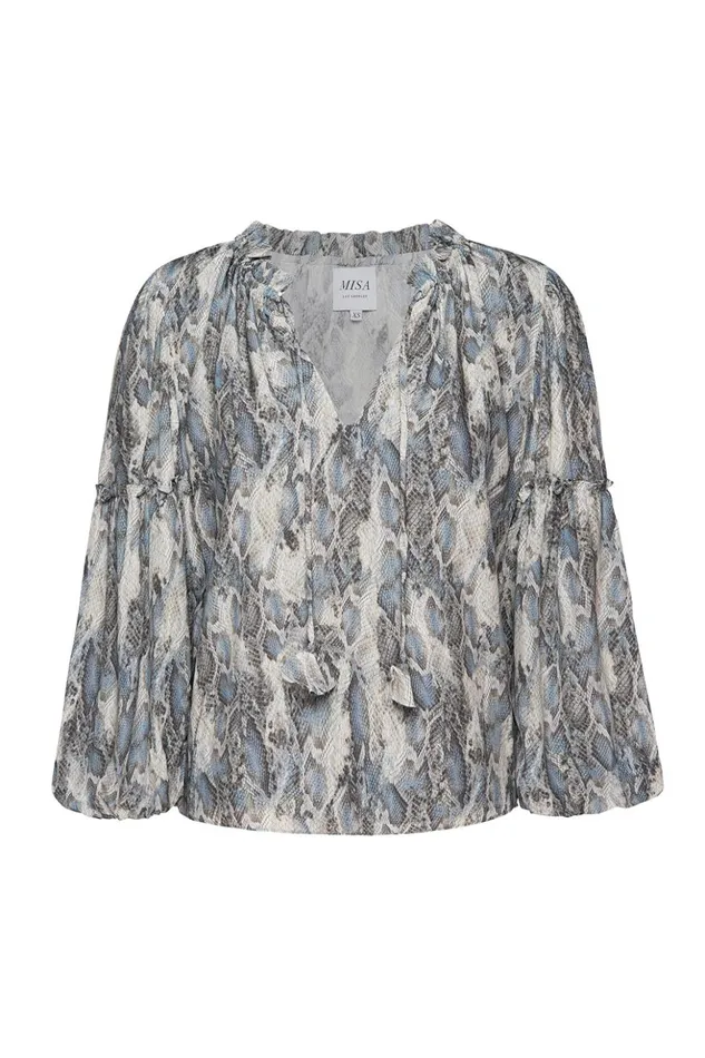 MISA Los Angeles RENATA TOP Spring Python Women Tops