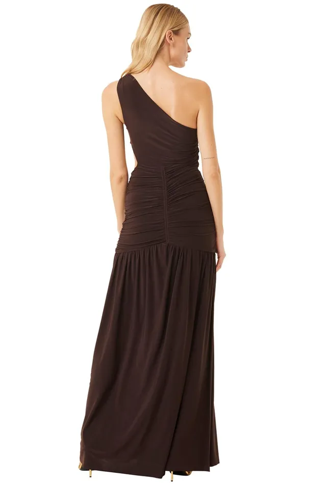 MISA Los Angeles SAMSARA DRESS Espresso Women Dresses