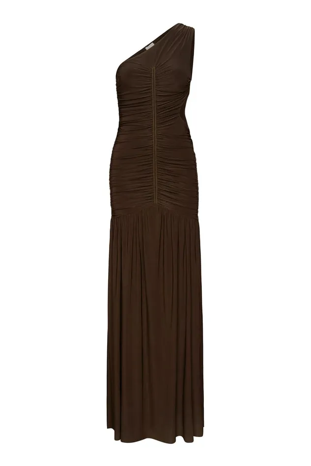 MISA Los Angeles SAMSARA DRESS Espresso Women Dresses