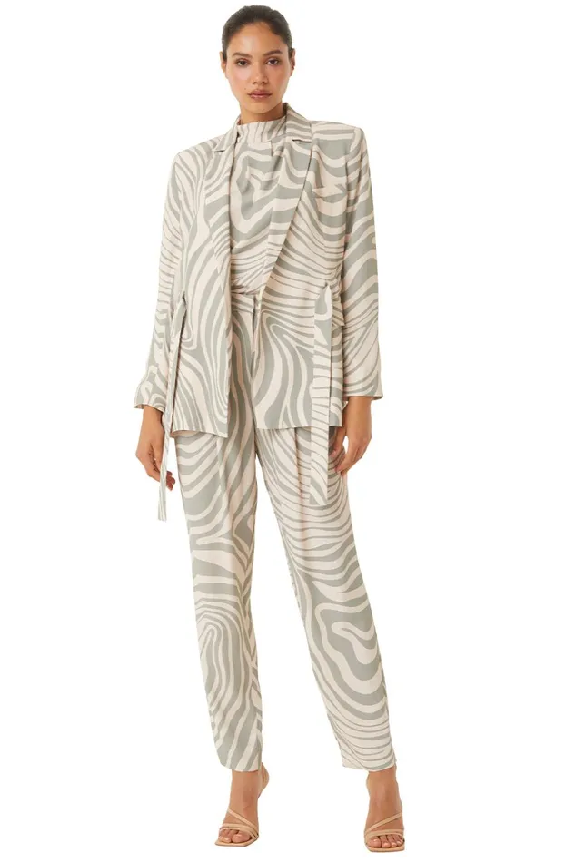 MISA Los Angeles YVAN TOP Ivory Women Tops