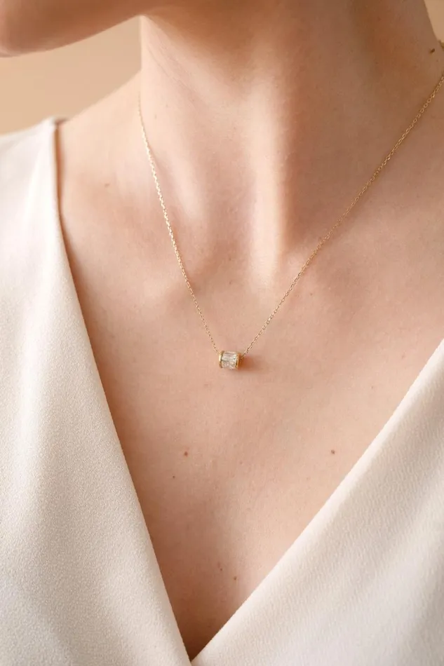 Necklaces Women Alex And Ani April Birthstone Precious Pendant Necklace 14kt Gold Over Sterling Silver