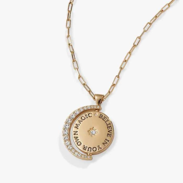 Necklaces Women Alex And Ani Believe In Your Own Magic039 Adjustable Necklace Gold