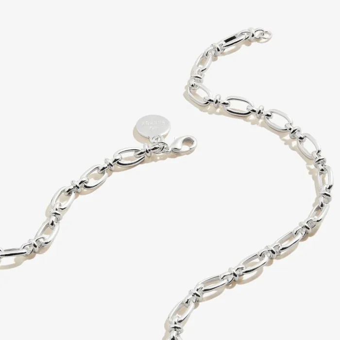 Necklaces Women Alex And Ani Charm Station Paperclip Chain Y Necklace 20039039 Shiny Silver