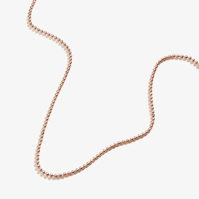 Necklaces Women Alex And Ani Delicate Ball Chain Necklace Rose Gold