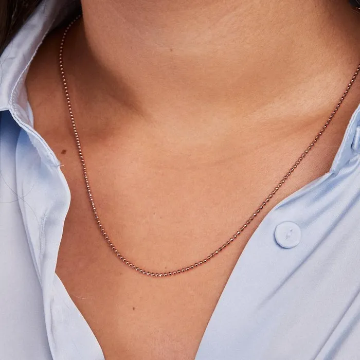Necklaces Women Alex And Ani Delicate Ball Chain Necklace Rose Gold