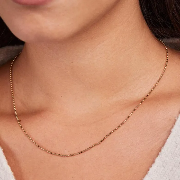 Necklaces Women Alex And Ani Delicate Ball Chain Necklace Rose Gold