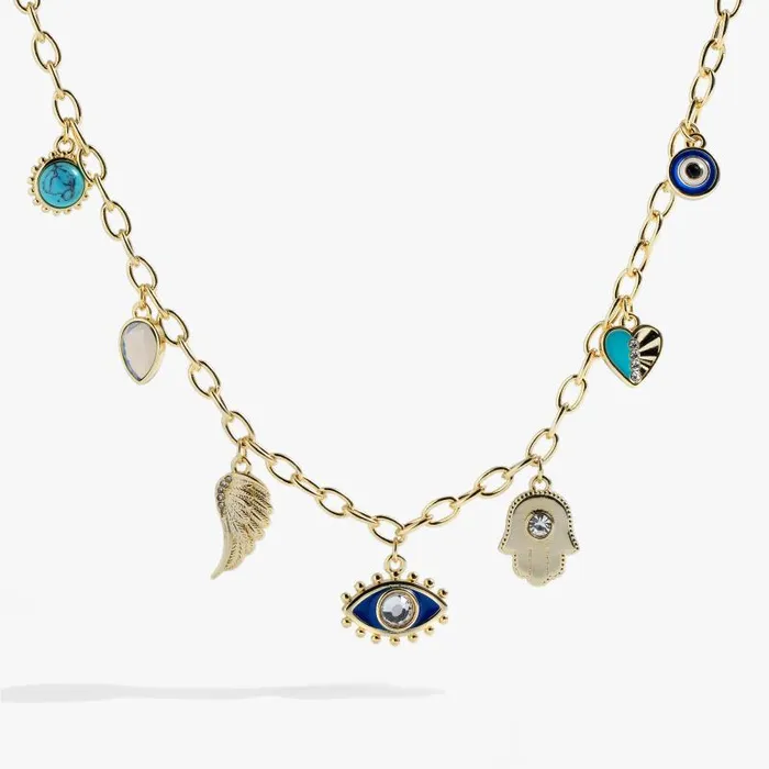 Necklaces Women Alex And Ani Divine Protection Charm Necklace Gold