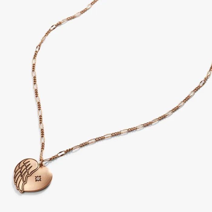 Necklaces Women Alex And Ani Family Forever039 Angel Wing Heart Pendant Necklace Rafaelian Silver