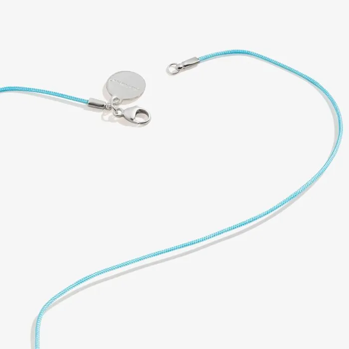 Necklaces Women Alex And Ani Peace Cord Necklace 18034 Shiny Silver