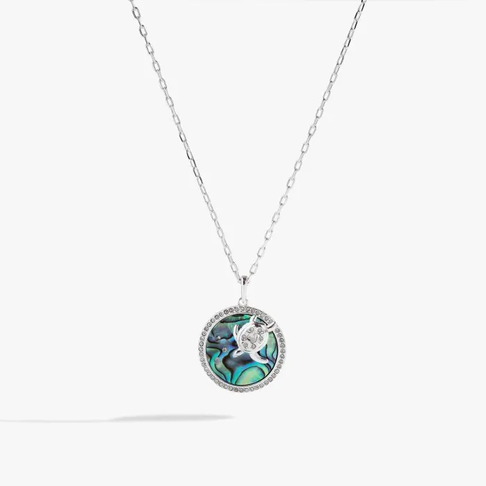 Necklaces Women Alex And Ani Sea Turtle And Abalone Adjustable Necklace Silver