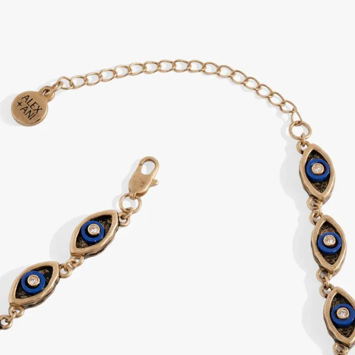 Necklaces Women Alex And Ani Untamed Evil Eye Chain Necklace 18034 Antique Gold