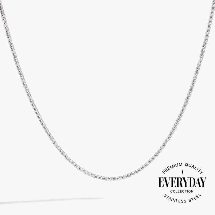 Necklaces Women Alex And Ani Wheat Chain Charm and Layering Necklace Stainless Steel Gold