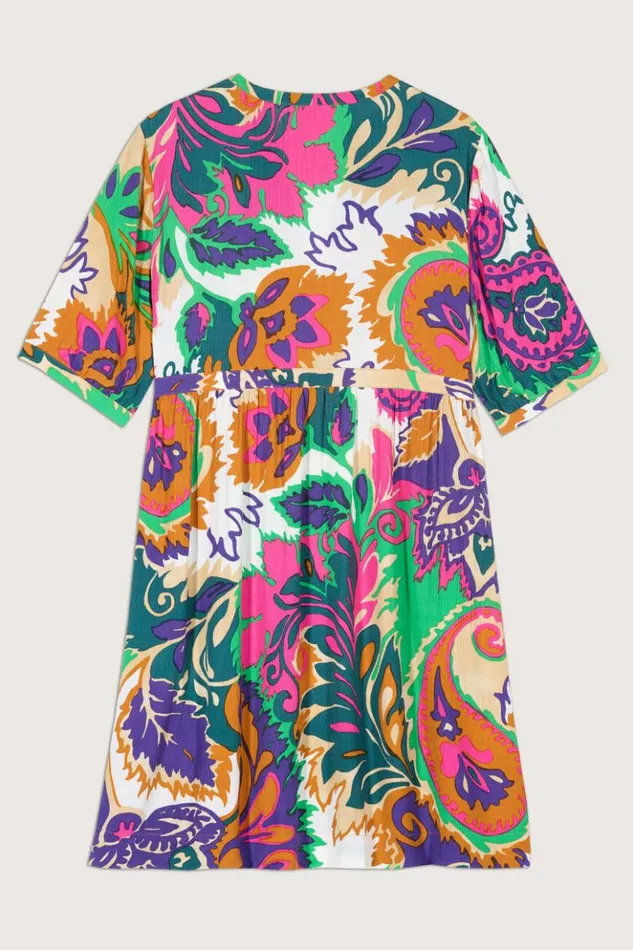 NillyShort Gathered Dress Clothing Baandsh Dresses