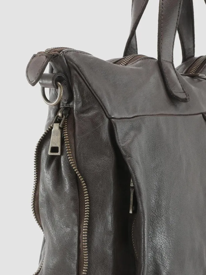 Officine Creative Bags HELMET 29 Ebano Brown Leather Briefcase 8211 Men