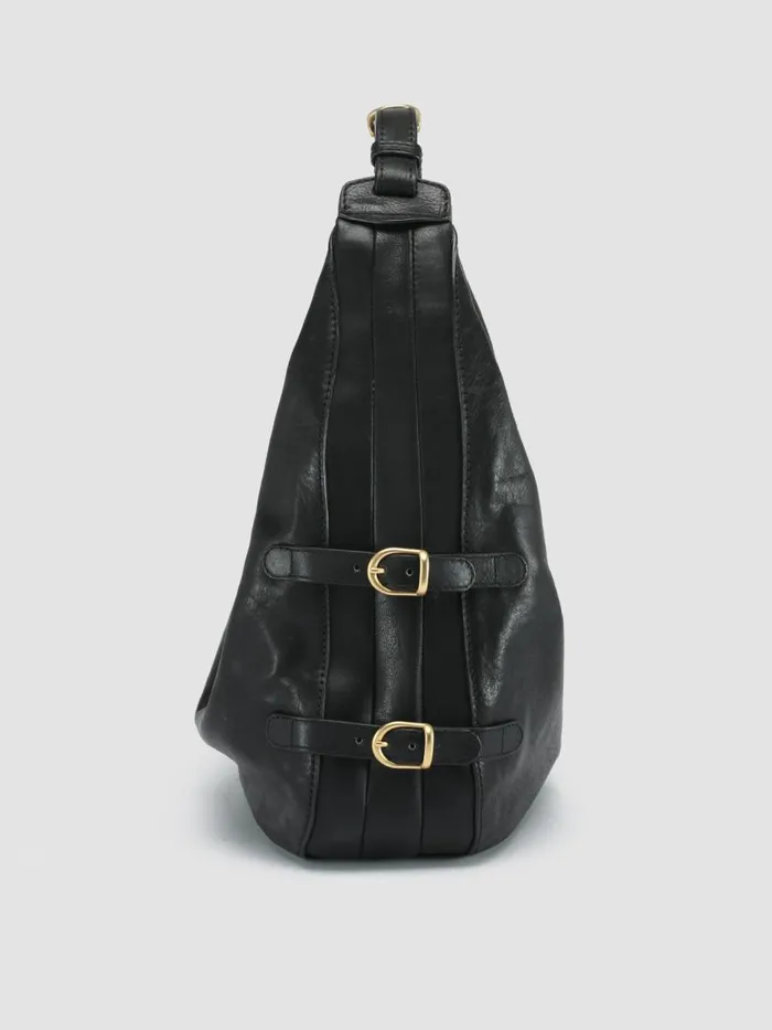 Officine Creative Bags JULIE 001 Nero Black Leather Shoulder Bag 8211 Women