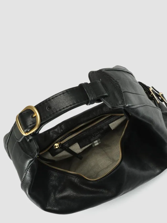 Officine Creative Bags JULIE 001 Nero Black Leather Shoulder Bag 8211 Women