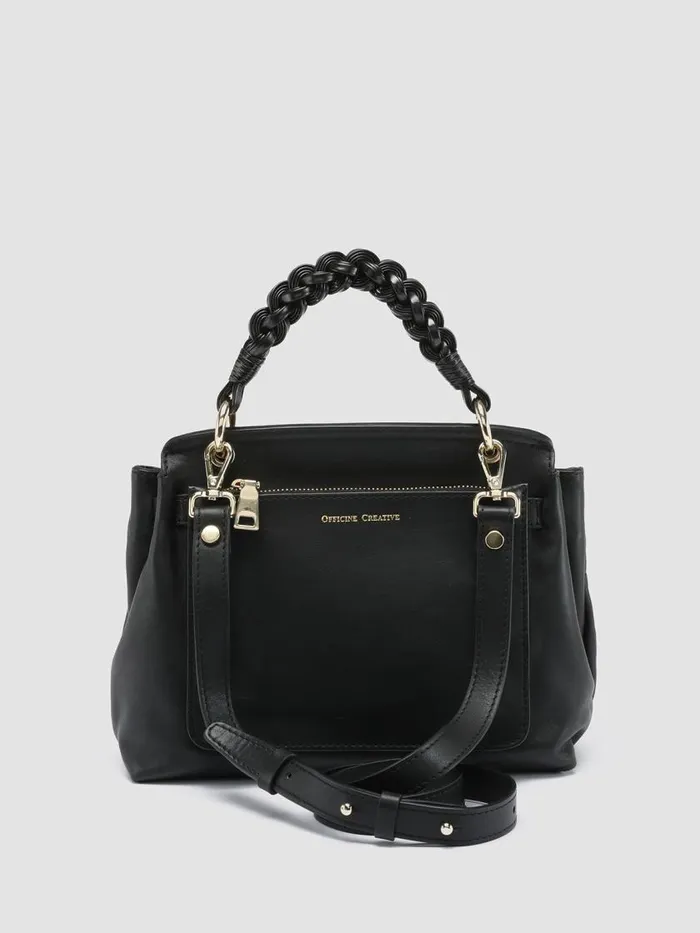 Officine Creative Bags NOLITA 201 Nero Black Nappa Leather Hand Bag 8211 Women
