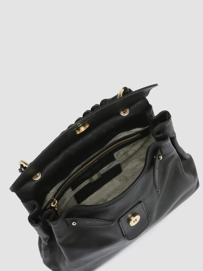 Officine Creative Bags NOLITA 201 Nero Black Nappa Leather Hand Bag 8211 Women