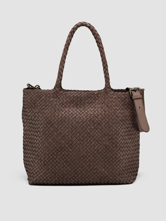 Officine Creative Bags OC CLASS 511 Otto Burgundy Leather Tote Bag 8211 Women