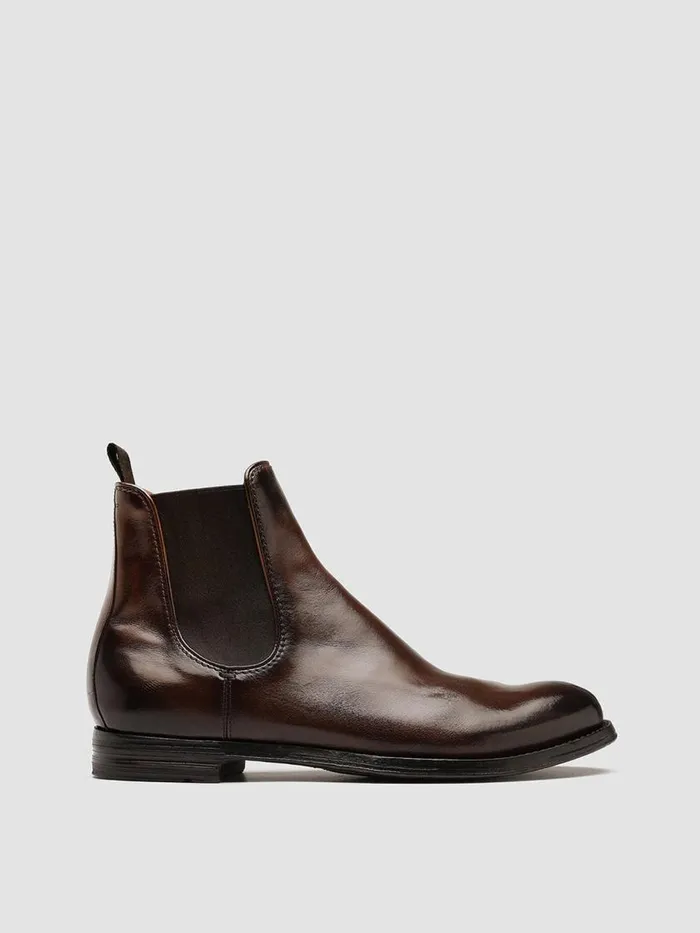 Officine Creative Boots and Ankle Boots ANATOMIA 083 Caffe Brown Leather Chelsea Boots 8211 Men Officine Creative Boots and Ankle Boots ANATOMIA 083 Caffe Brown Leather Chelsea Boots 8211 Men