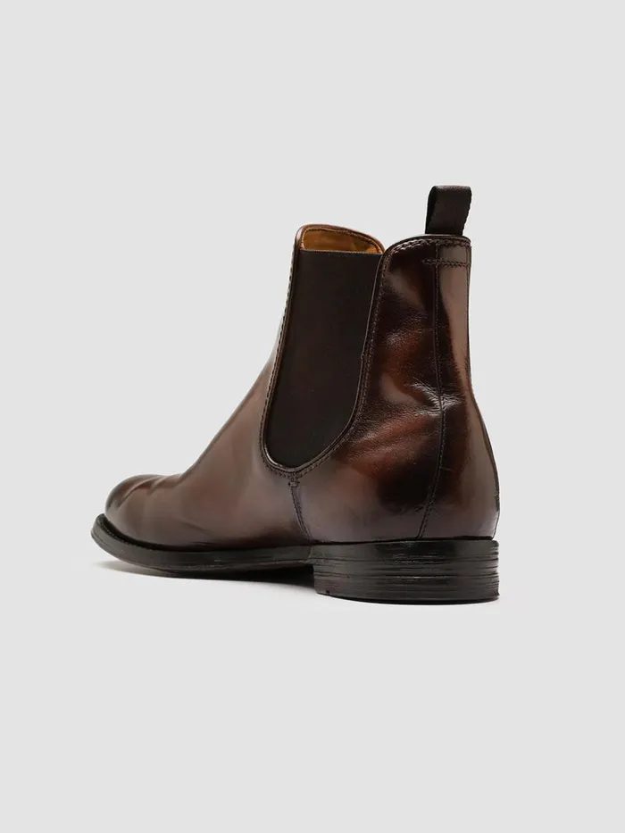 Officine Creative Boots and Ankle Boots ANATOMIA 083 Caffe Brown Leather Chelsea Boots 8211 Men Officine Creative Boots and Ankle Boots ANATOMIA 083 Caffe Brown Leather Chelsea Boots 8211 Men
