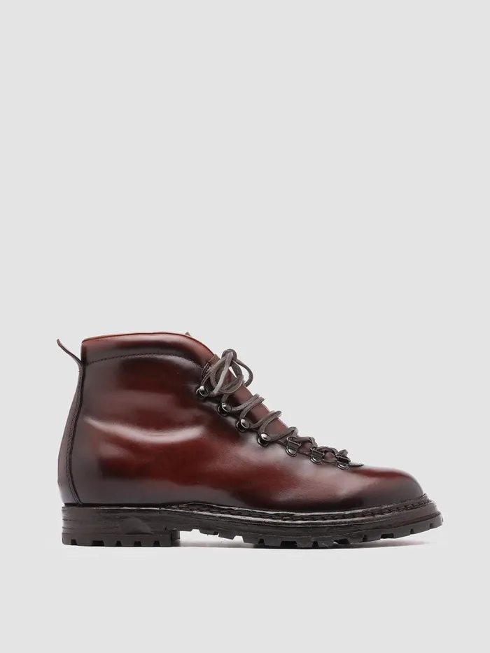 Officine Creative Boots and Ankle Boots ARTIK 002 Bordo Burgundy Leather And Shearling Ankle Boots 8211 Men Officine Creative Boots and Ankle Boots ARTIK 002 Bordo Burgundy Leather And Shearling Ankle Boots 8211 Men