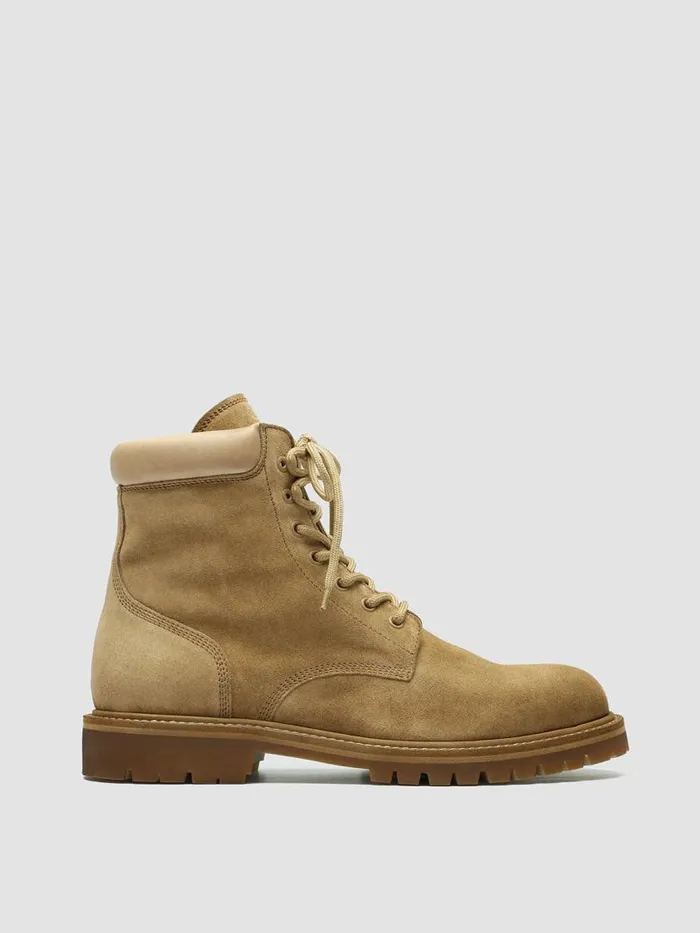Officine Creative Boots and Ankle Boots BOSS 002 Rabbit Brown Suede And Leather Lace Up Boots 8211 Men Officine Creative Boots and Ankle Boots BOSS 002 Rabbit Brown Suede And Leather Lace Up Boots 8211 Men