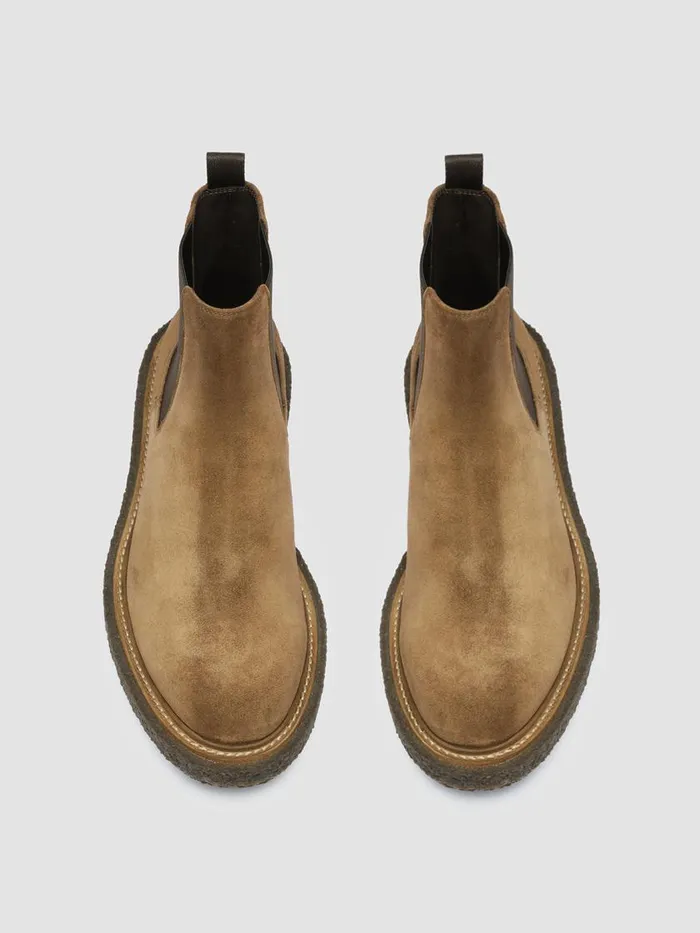 Officine Creative Boots and Ankle Boots BULLET 002 Castagno Brown Suede Chelsea Boots 8211 Men Officine Creative Boots and Ankle Boots BULLET 002 Castagno Brown Suede Chelsea Boots 8211 Men