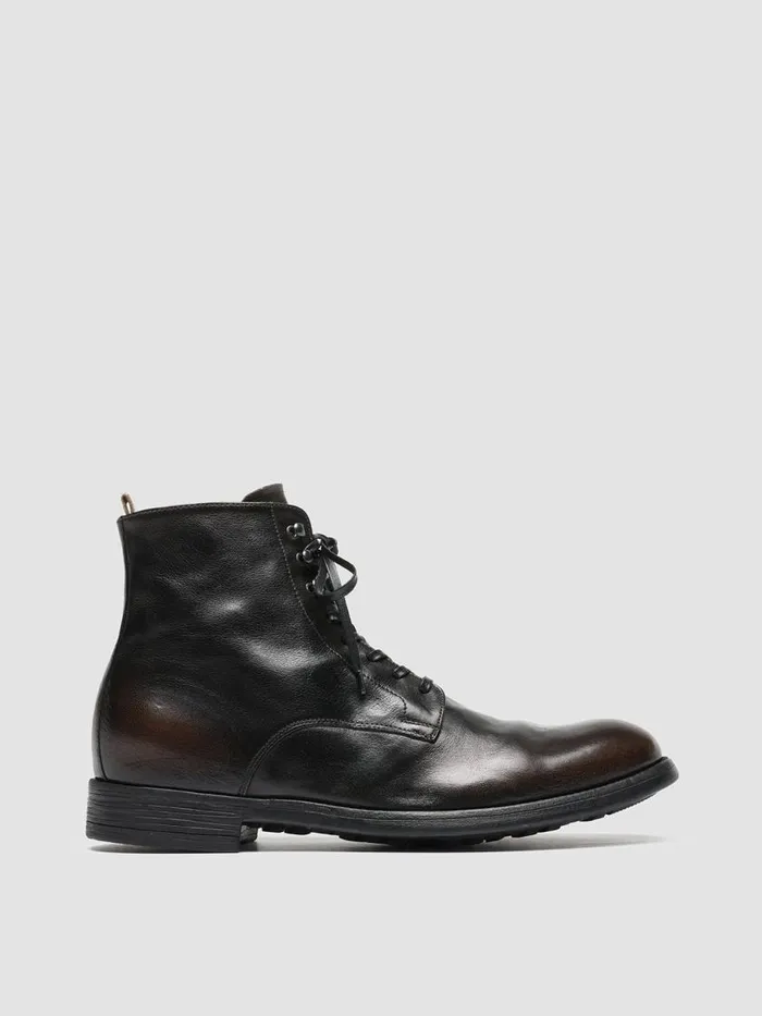 Officine Creative Boots and Ankle Boots CHRONICLE 004 CaffSupernero Brown Leather Ankle Boots 8211 Men Officine Creative Boots and Ankle Boots CHRONICLE 004 CaffSupernero Brown Leather Ankle Boots 8211 Men