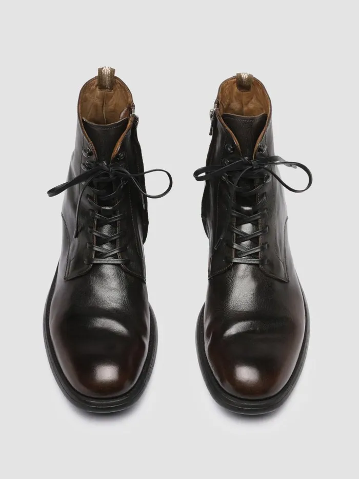 Officine Creative Boots and Ankle Boots CHRONICLE 004 CaffSupernero Brown Leather Ankle Boots 8211 Men Officine Creative Boots and Ankle Boots CHRONICLE 004 CaffSupernero Brown Leather Ankle Boots 8211 Men